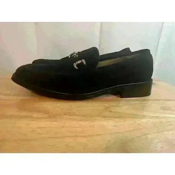 Zengara Men\'s Black Shoes Elegant Dressy Slip-On Leather Loafers - Size 8.5‎ main image 12